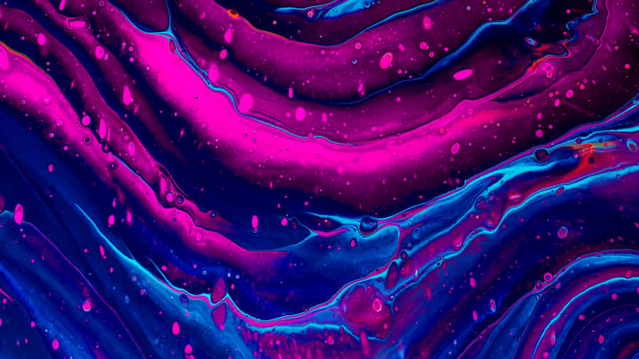 Vibrant Liquid Abstract Art Wallpaper