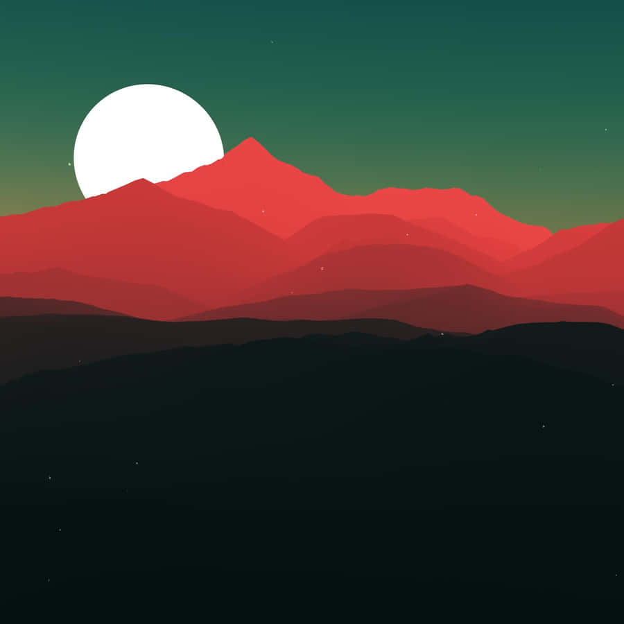 Vibrant Minimalist Colorful Shapes Wallpaper Wallpaper