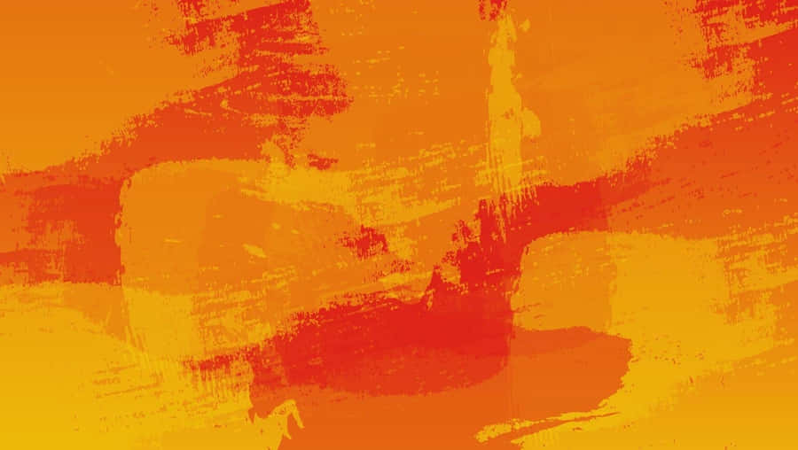 Vibrant Orange Grunge Texture Wallpaper
