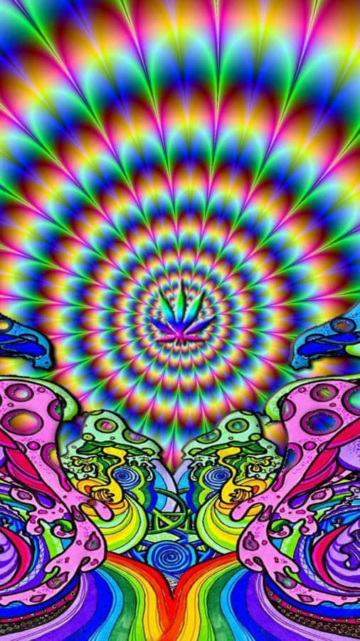 Vibrant_ Psychedelic_ Art_i Phone_ Wallpaper Wallpaper