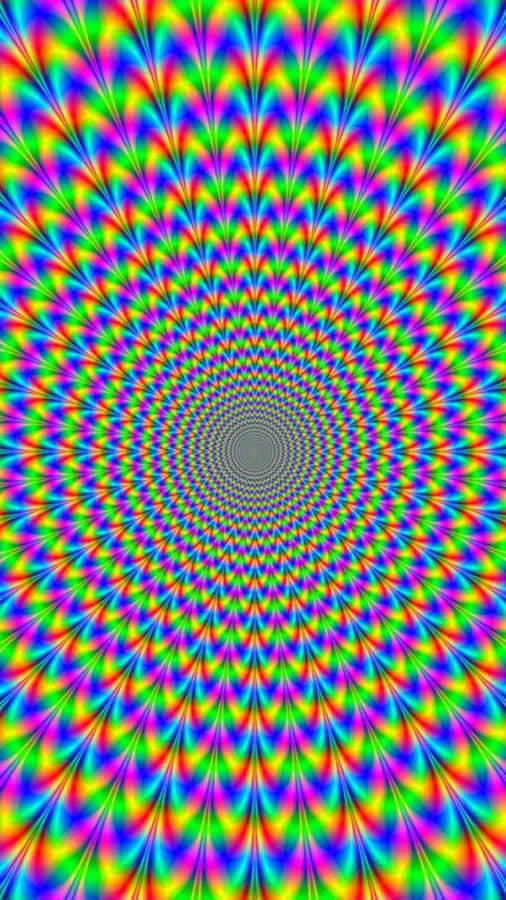 Vibrant Psychedelic Pattern_i Phone6 Wallpaper