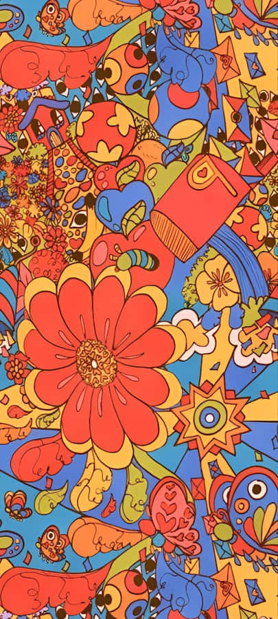 Vibrant Psychedelic Pattern.jpg Wallpaper