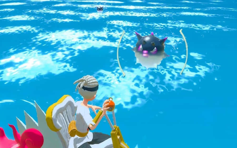 Vibrant Qwilfish In Its Natural Habitat Wallpaper