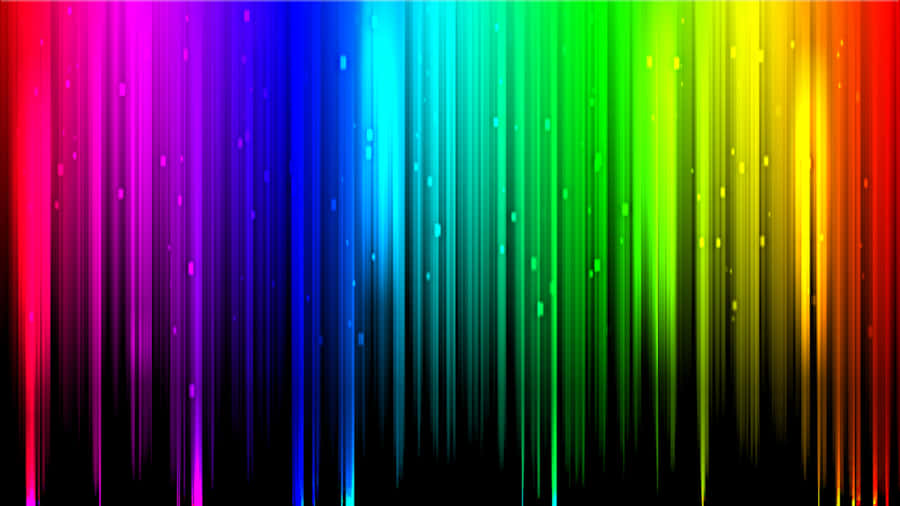 Vibrant Rainbow Light Streaks Background Wallpaper