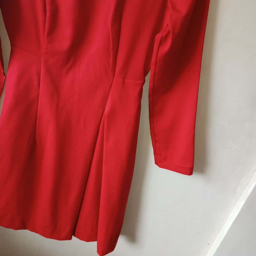 Vibrant Red Clothing Collection Wallpaper