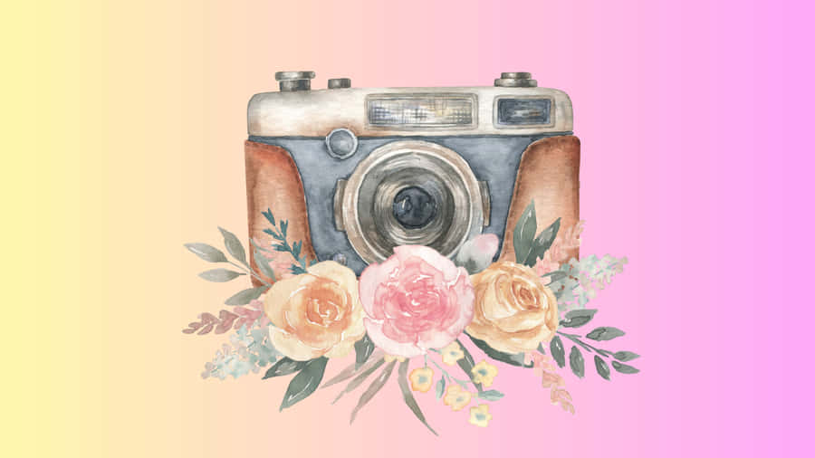 Vibrant Sunrise Over A Beach Wallpaper