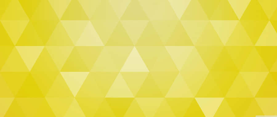 Vibrant Yellow Geometric Pattern Wallpaper