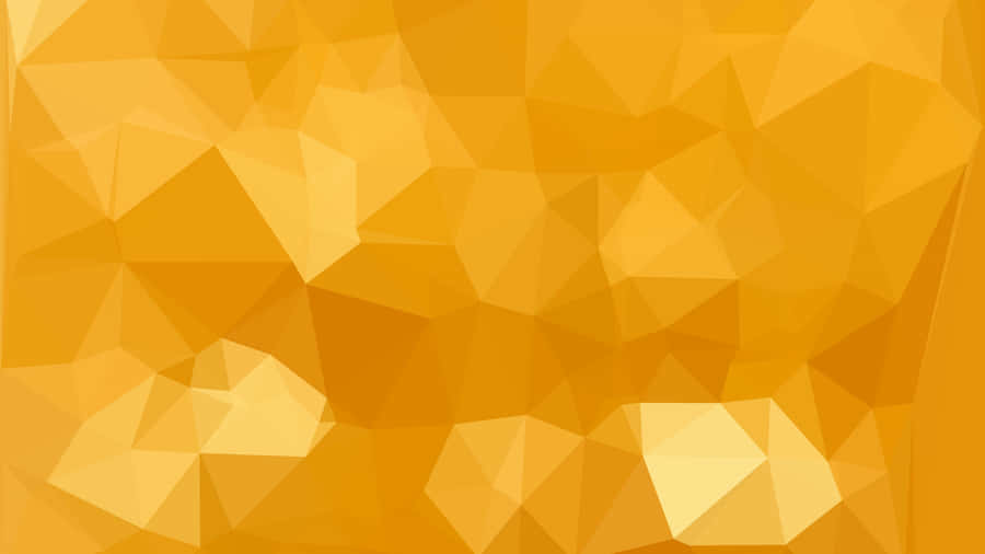 Vibrant Yellow Geometric Pattern Wallpaper
