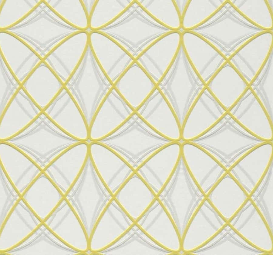 Vibrant Yellow Geometric Pattern Wallpaper Wallpaper