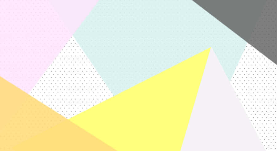 Vibrant Yellow Geometric Pattern Wallpaper