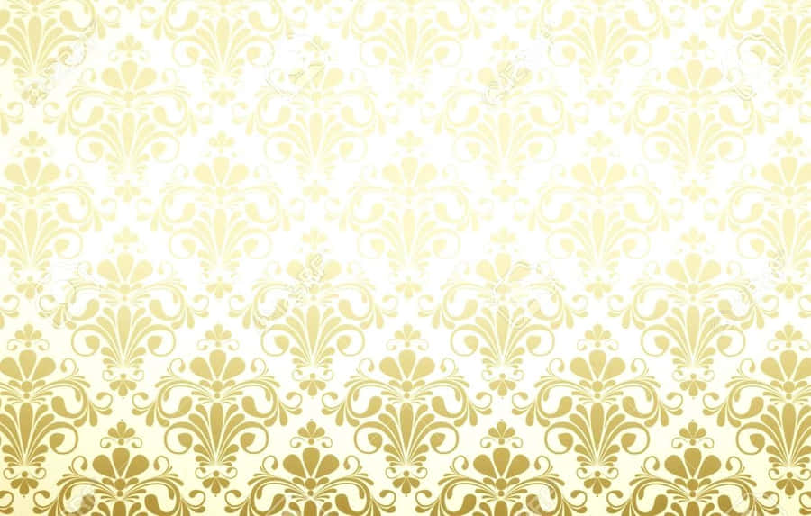 Vibrant Yellow Patterned Wallpaper Wallpaper