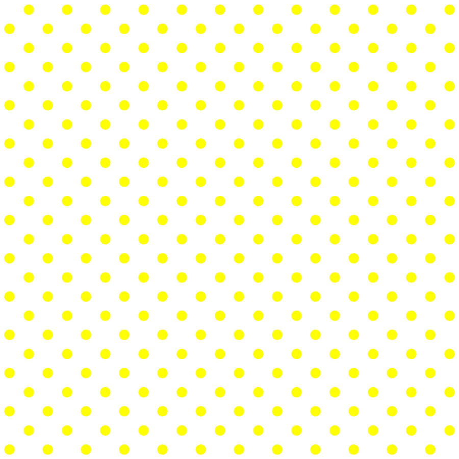 Vibrant Yellow Polka Dot Background Wallpaper