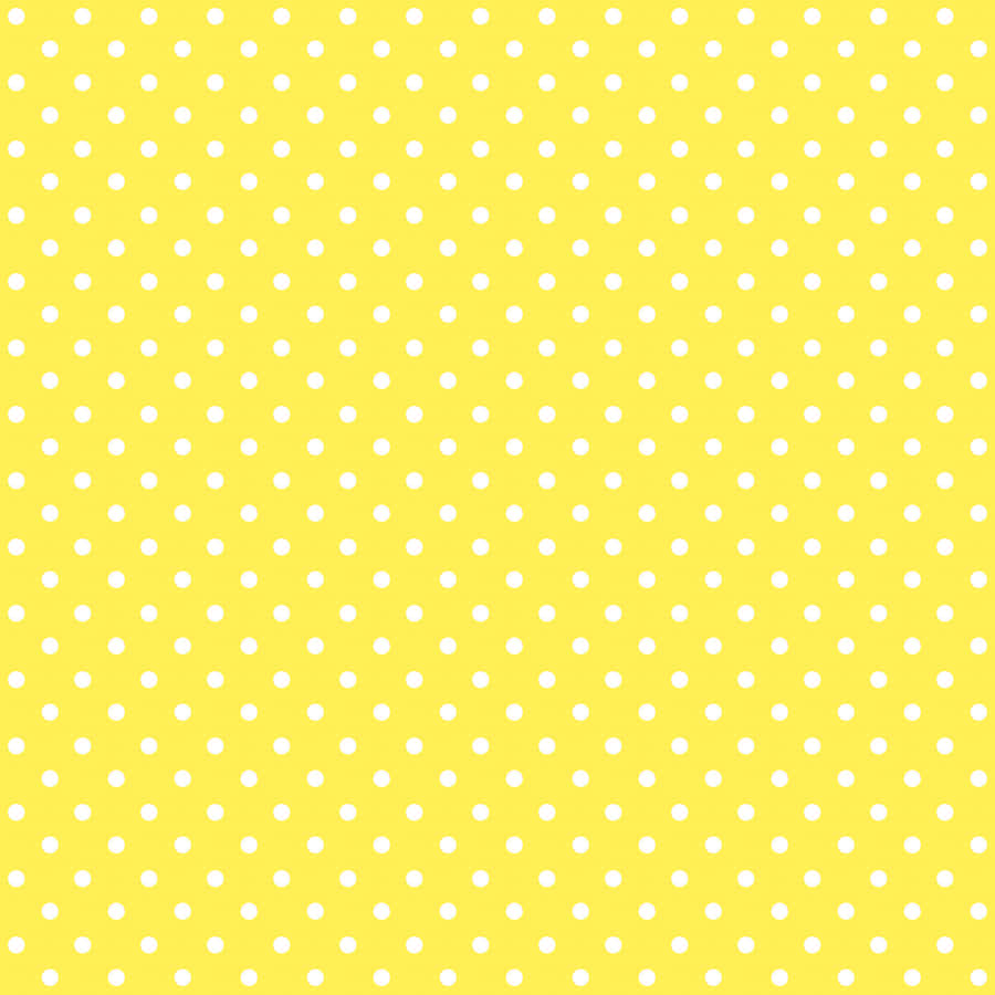Vibrant Yellow Polka Dot Wallpaper Wallpaper
