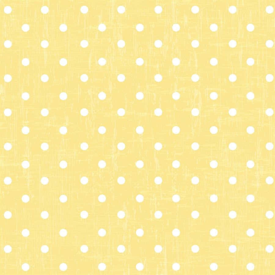 Vibrant Yellow Polka Dot Wallpaper Wallpaper