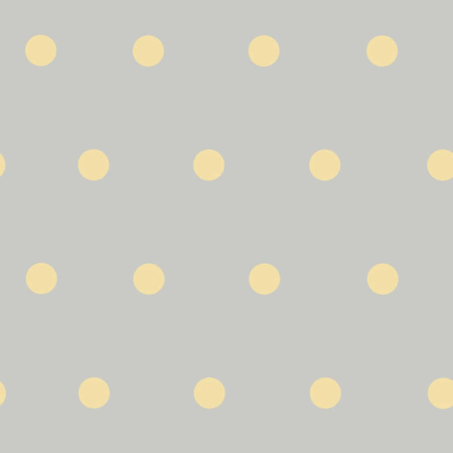 Vibrant Yellow Polka Dot Wallpaper Wallpaper
