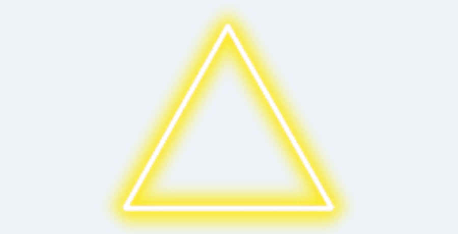 Vibrant Yellow Triangle Pattern Wallpaper