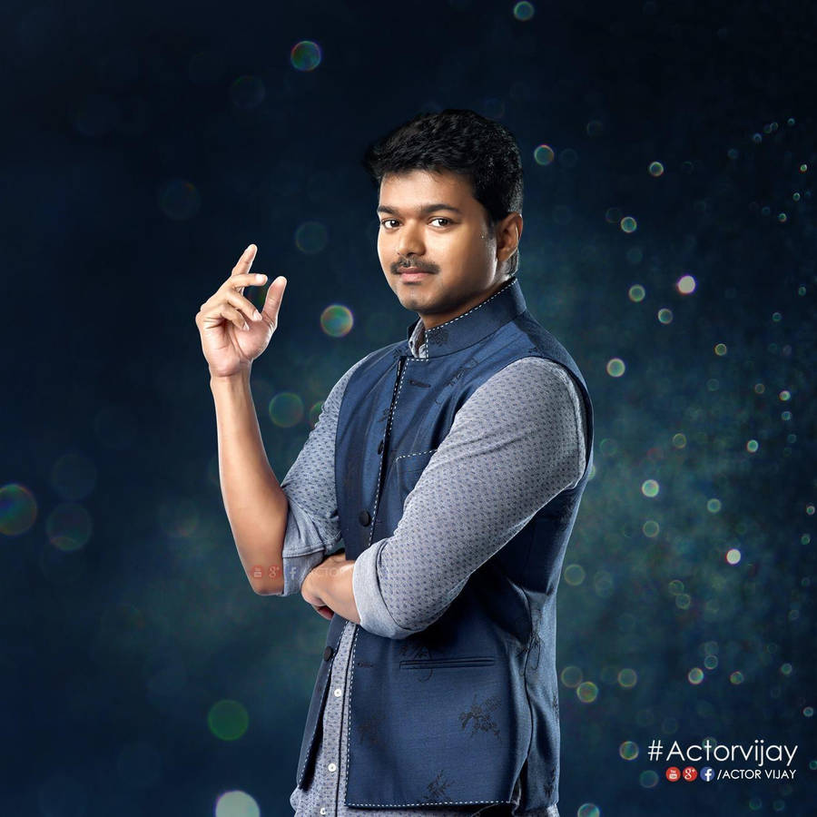 Vijay Hd Portrait Poster Wallpaper