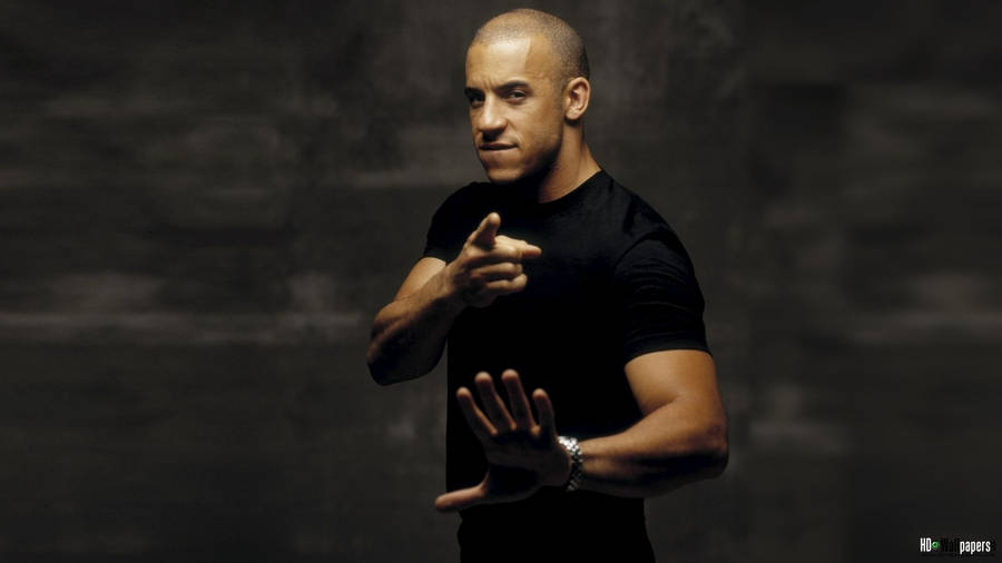 Vin Diesel - Action Movie Star Wallpaper