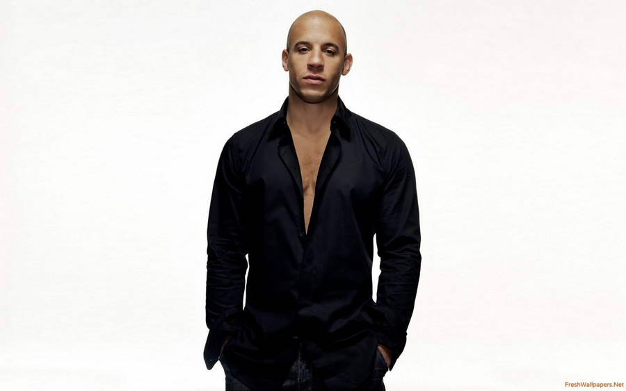 Vin Diesel Black Long Sleeves Wallpaper