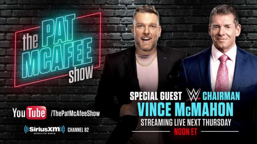 Vince Mcmahon Guesting Pat Mcafee Show Wallpaper