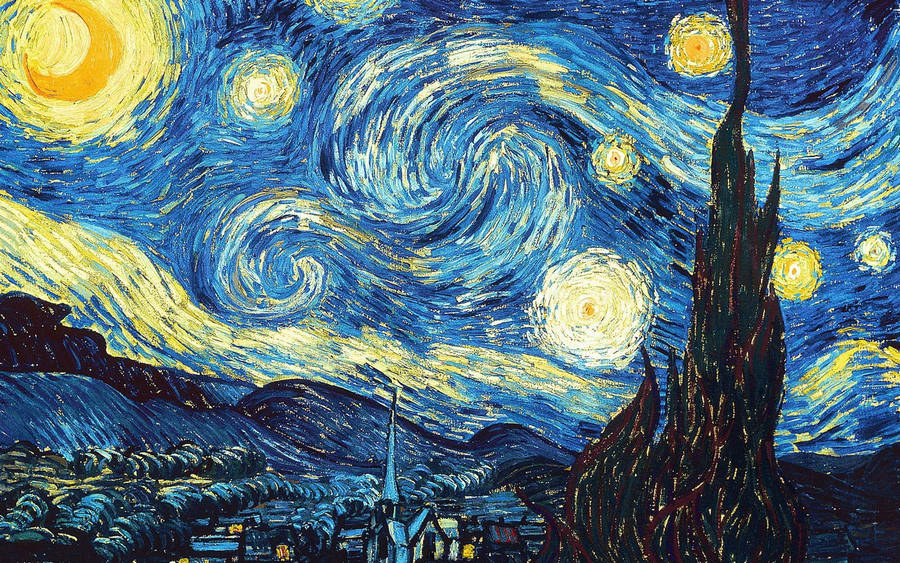 Vincent Van Gogh Starry Nights Wallpaper