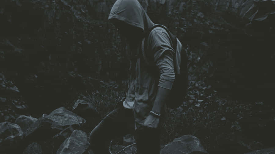 Vindictive Man In A Hoodie Wallpaper