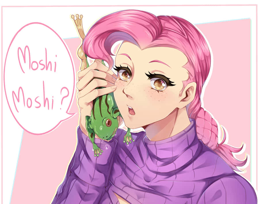 Vinegar Doppio Striking A Pose In An Urban Setting Wallpaper