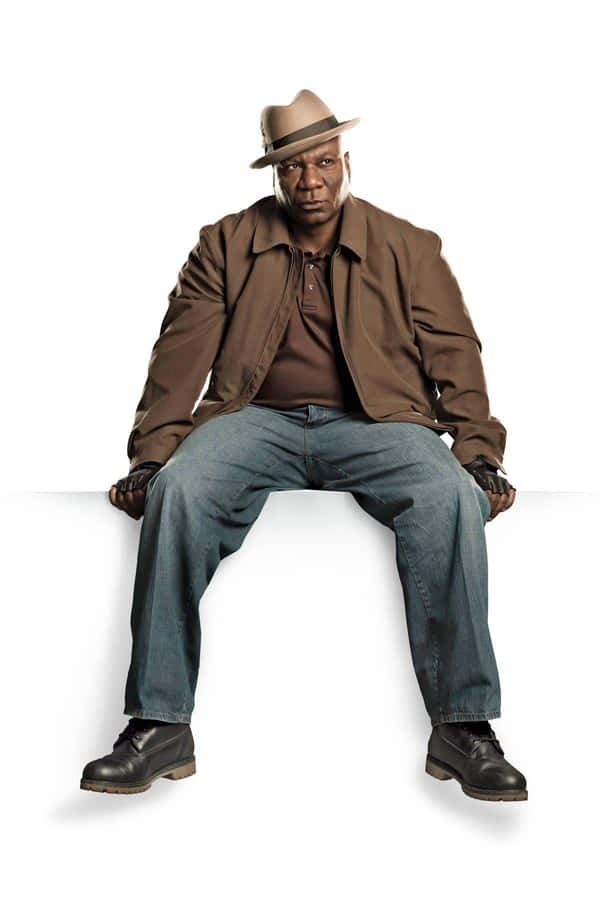 Ving Rhames Striking A Pose In A Studio Setting Wallpaper