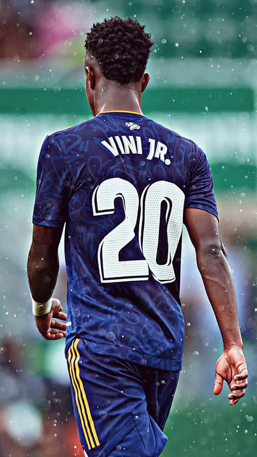 Vinicius Jr Number20 Jersey Wallpaper