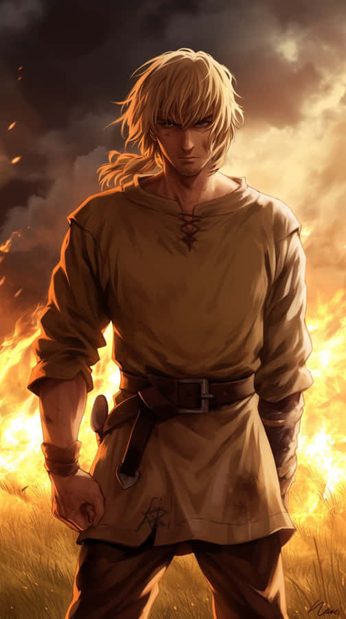 Vinland Saga Anime Warriori Phone Wallpaper Wallpaper