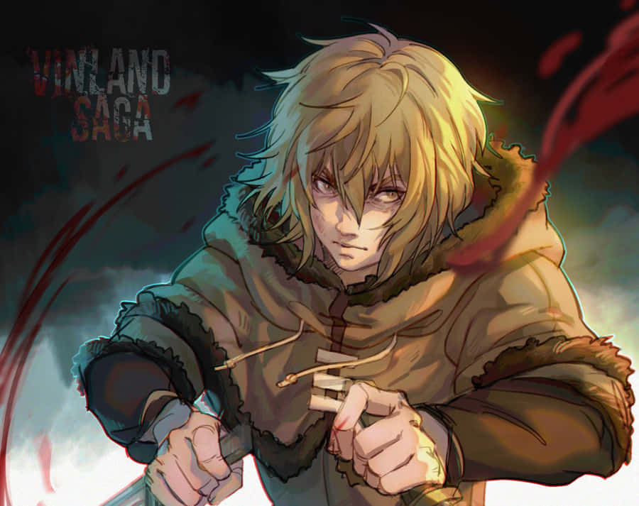 Vinland Saga Thorfinn Intense Stare Wallpaper