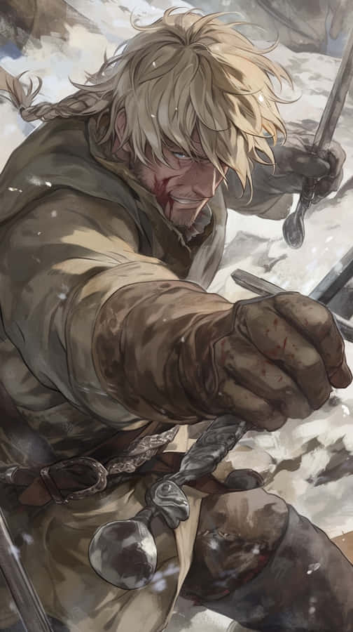 Vinland Saga Warriorin Battle Wallpaper
