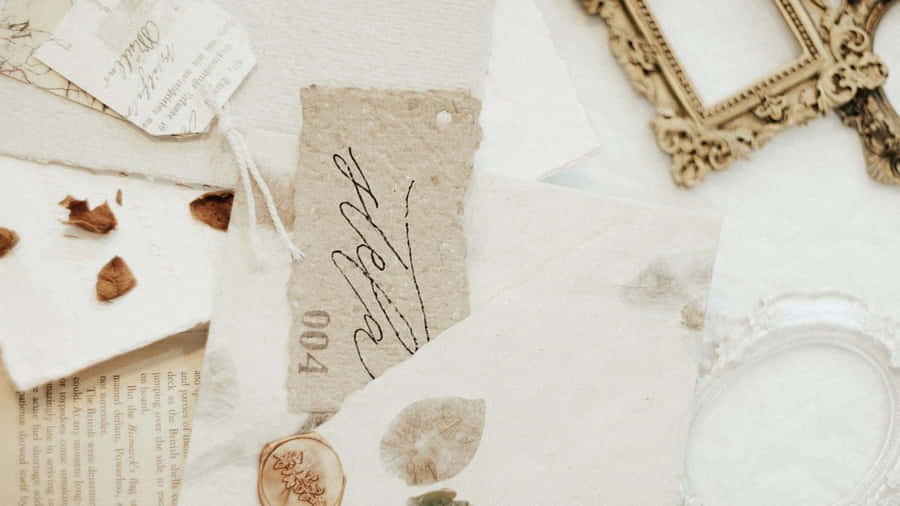 Vintage Aesthetic Collage4 K Wallpaper