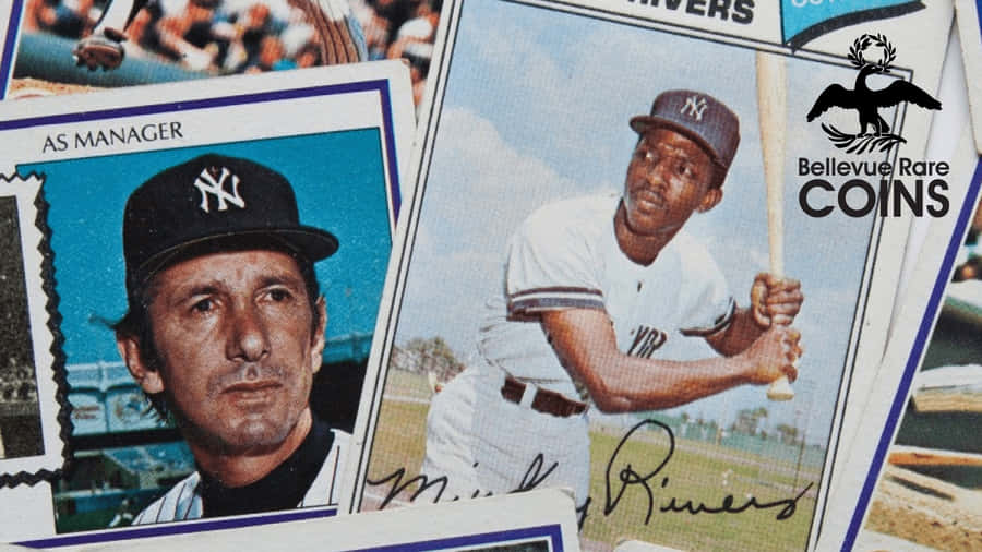 Vintage Baseball Cards Collection Wallpaper