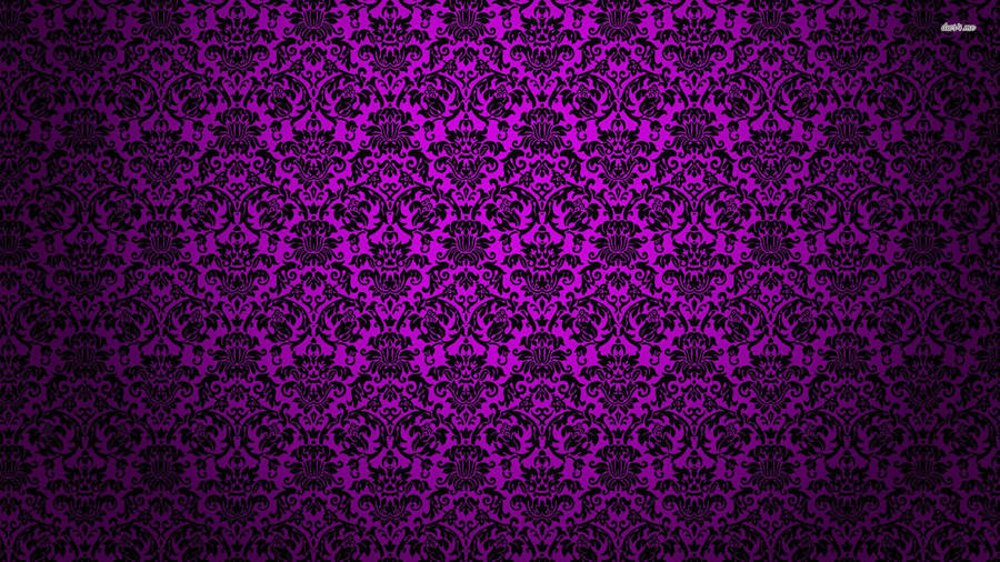 Vintage Dark Purple Mandala Wallpaper