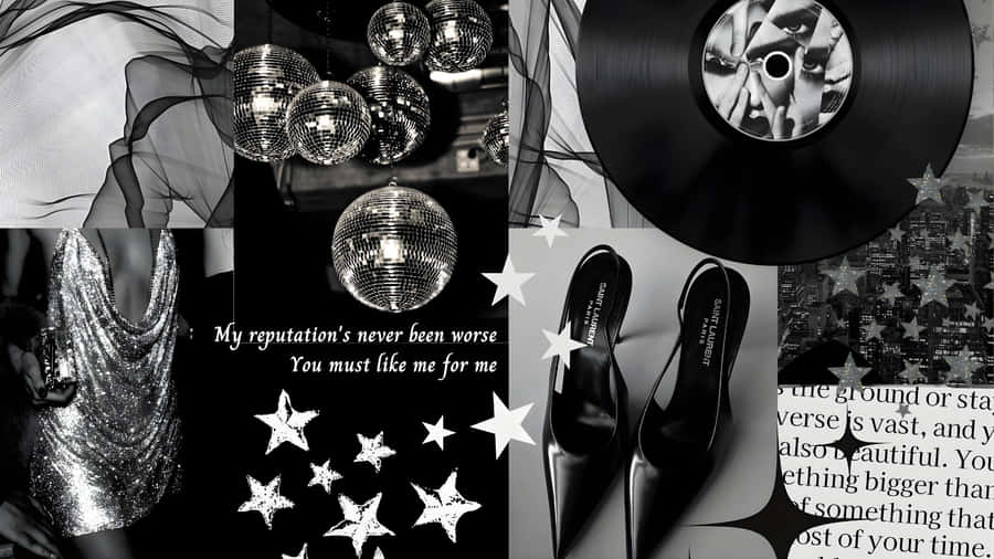 Vintage Junk Collage Wallpaper