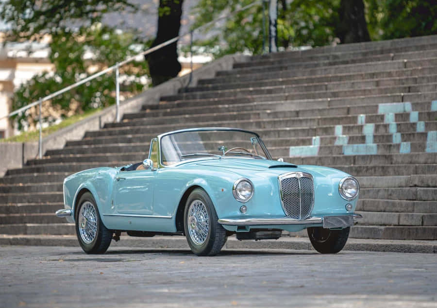 Vintage Lancia Aurelia Convertible Wallpaper