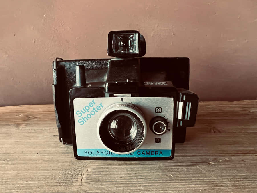 Vintage Polaroid Super Shooter Camera Wallpaper