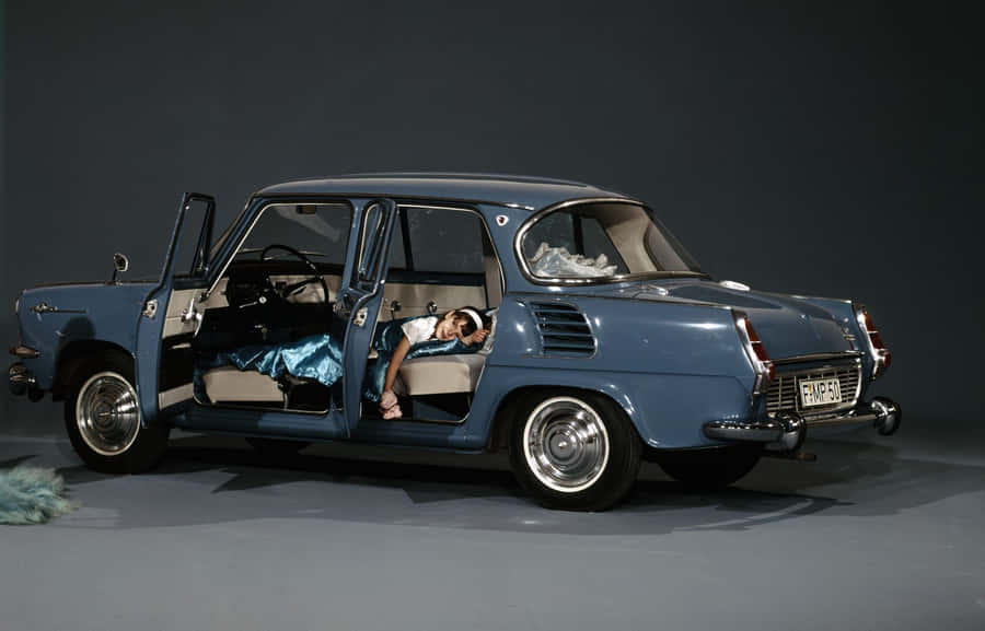 Vintage Skoda1000 Mb Photoshoot Wallpaper
