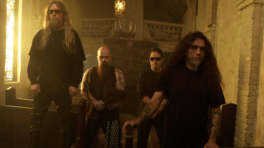 Vintage Slayer Band Photography Wallpaper
