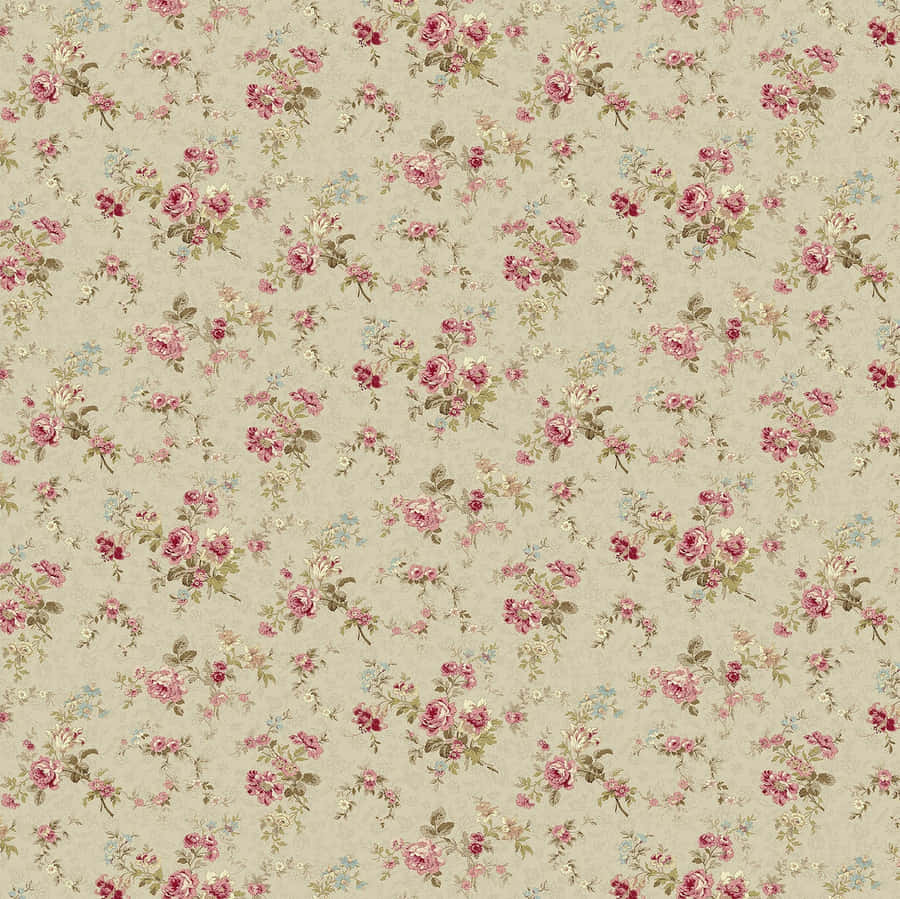 Vintage Wallpaper With Chic Design Wallpaper