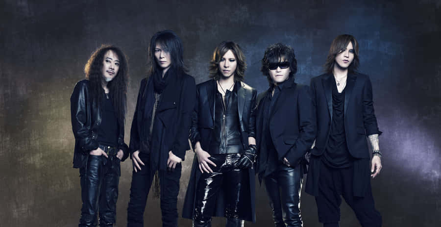 Visual Kei Band Performing On Stage Wallpaper