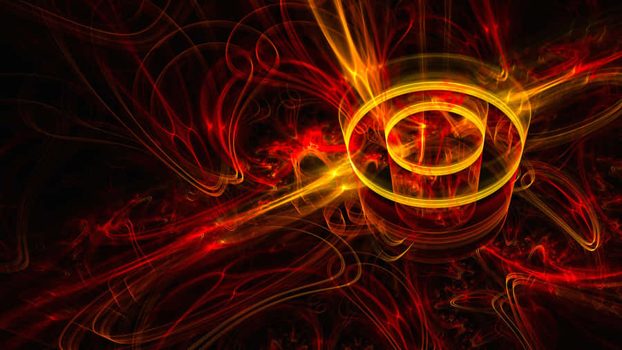 Vivid_ Inferno_ Abstract_ Art Wallpaper