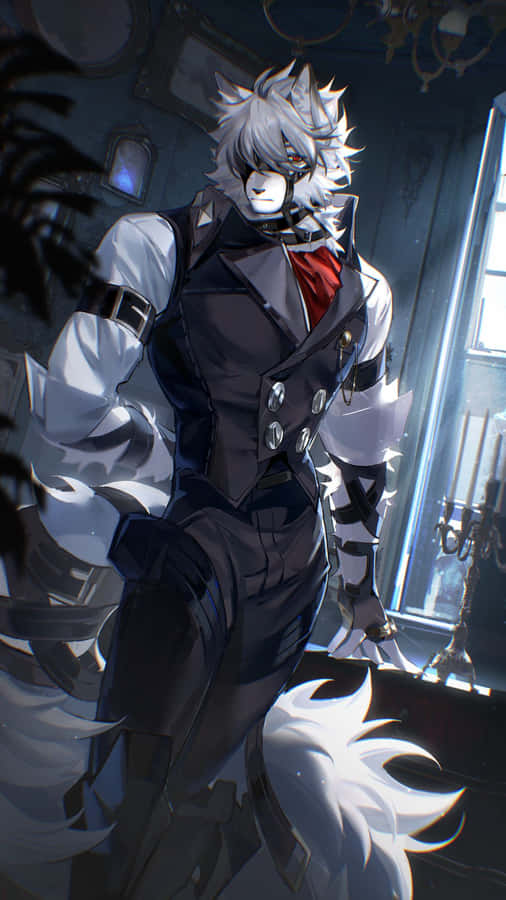 Von Lycaon Elegant Werewolf Wallpaper