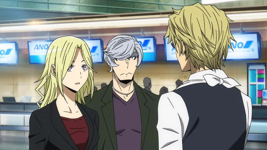 Vorona From Durarara In Action Wallpaper