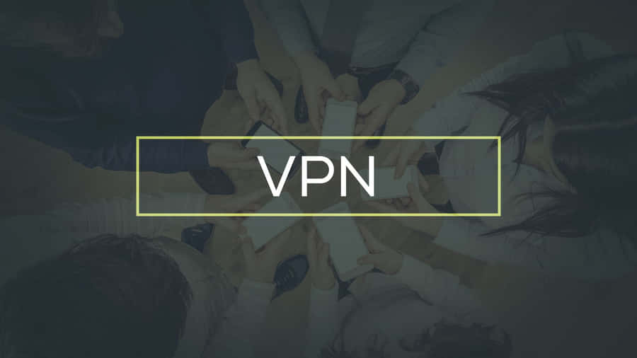 Vpn Logo In White Font Wallpaper