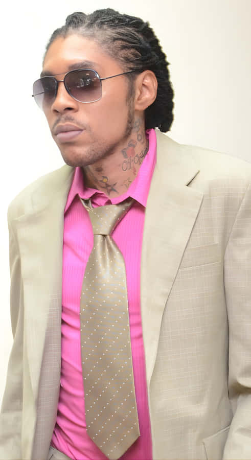 Vybz Kartel Stylish Look Wallpaper