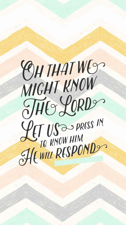 Walk In Your Faith And With Confidence. Wallpaper