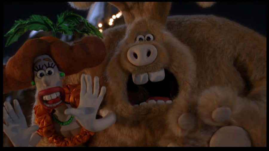 Wallace & Gromit The Curse Of The Were-rabbit Lady Campanula Wallpaper