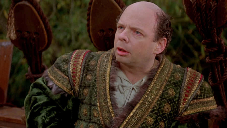 Wallace Shawn In A Thoughtful Pose Wallpaper